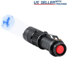 5W LED 365nm UV Lamp Black Light Ultra Violet Flashlight with Adjuatable Focus