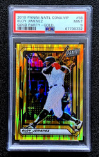 PSA 9 GOLD /10 2019 ELOY JIMENEZ PRIZM NATIONAL CONVENTION VIP PARTY G4453P1522D