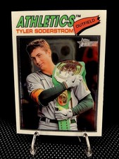 2026 Topps Heritage Chrome Tyler Soderstrom #101 Athletics