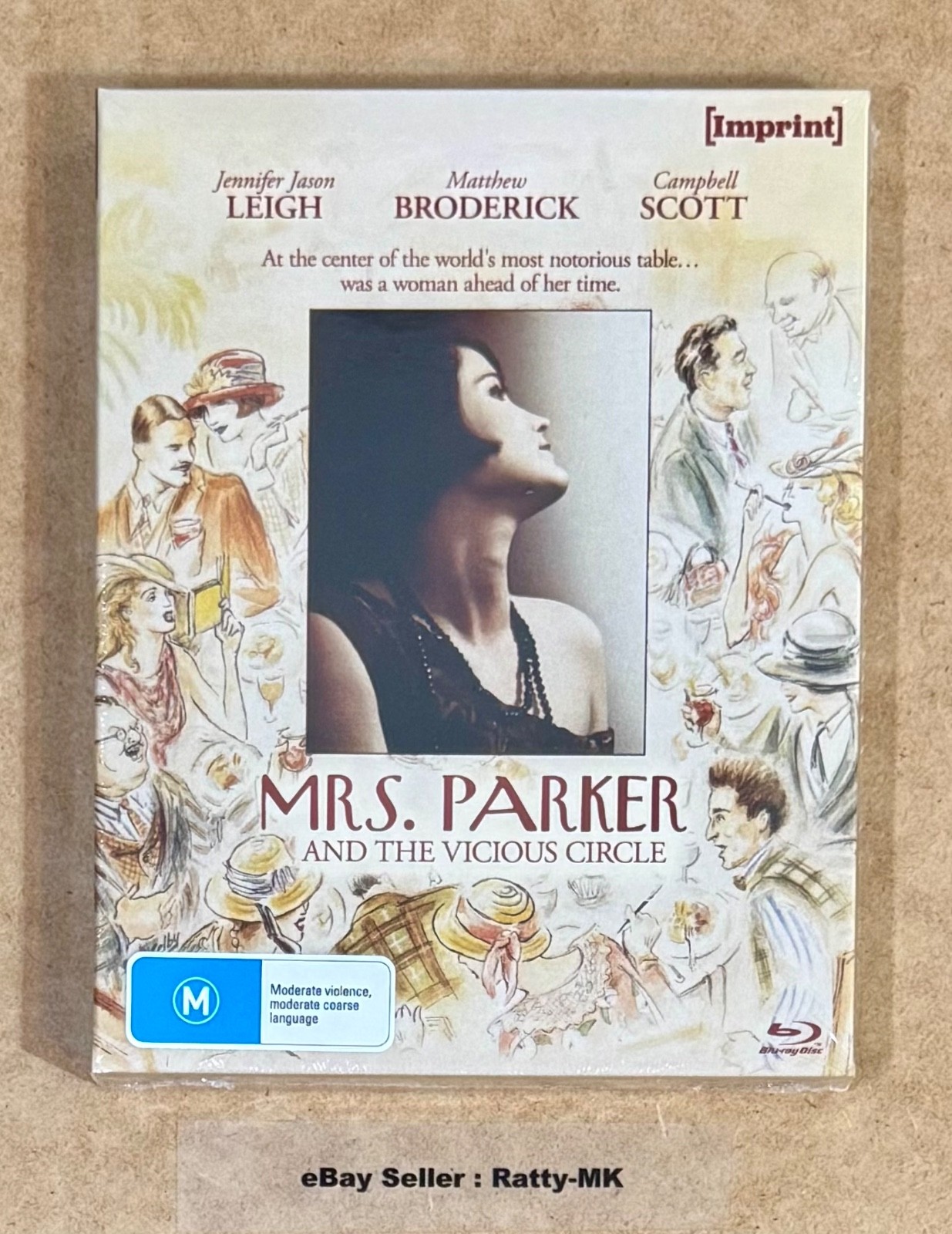 MRS. PARKER AND THE VICIOUS CIRCLE - (AU IMPORT) IMPRINT COLLECTION BLU RAY  NEW
