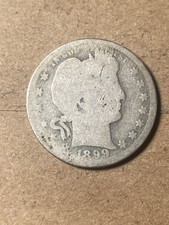 1899 O Barber Quarter - As Shown! (#1854)