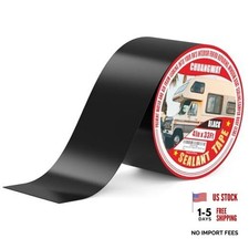 Butyl Sealant Waterproof Tape Black, 4 Inch X 33 Foot RV Roof 4INCH X 33FT