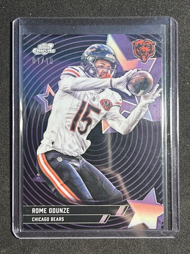 2025 Topps Cosmic Chrome Rome Odunze Black Refractor (RAW)