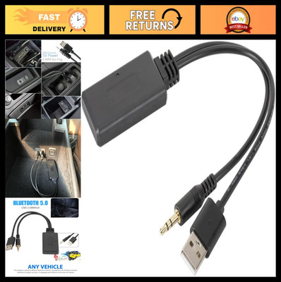 Bluetooth AUX USB Interface Adapter for BMW, Peugeot, Hyundai, Kia - Wireless A2