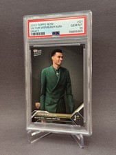 Victor Wembanyama RC PSA 10 2023 Topps Now Draft Night 1st Pick D1 Spurs ROY