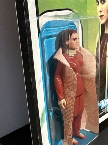 Vintage Star Wars Leia Organa Bespin Actionfigur auf Custom ESB 41 BK Karte - Bild 3 von 10