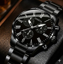 Waterproof Men Watch Stainless Steel Quartz Luminous Classic Business Wristwatch