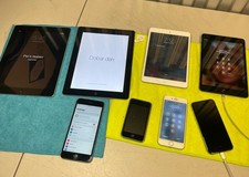 Apple Mixed Lot of 8 Devices - iPhone 6s Plus, iPads, iPod - For Parts/Repair