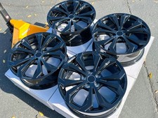 4 NEW 18" Black 5X114.3 Wheels 60.1 Rims 18X7 Fits: 2011-2026 Toyota Sienna