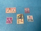 Vintage Stamp Collection- Lincoln 4c, Olympic 20c, 2c plus more FREE SHIPPING — photo 1