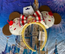 2026 Disney Parks Loungefly Beach Club Resort Beaches Cream Ears Headband New