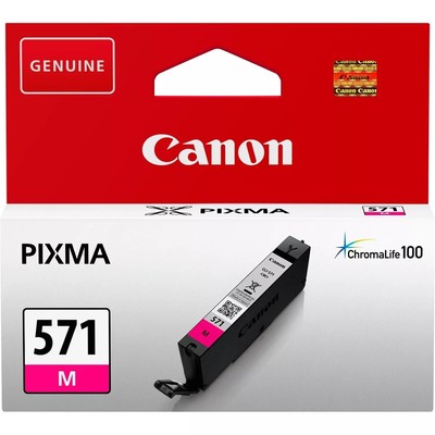 Original CLI-571 Magenta Original Canon Pixma Drucker Tintenpatrone 0387C001, SET