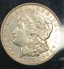 1921 P Morgan Silver Dollar Philadelphia In PCS Holder