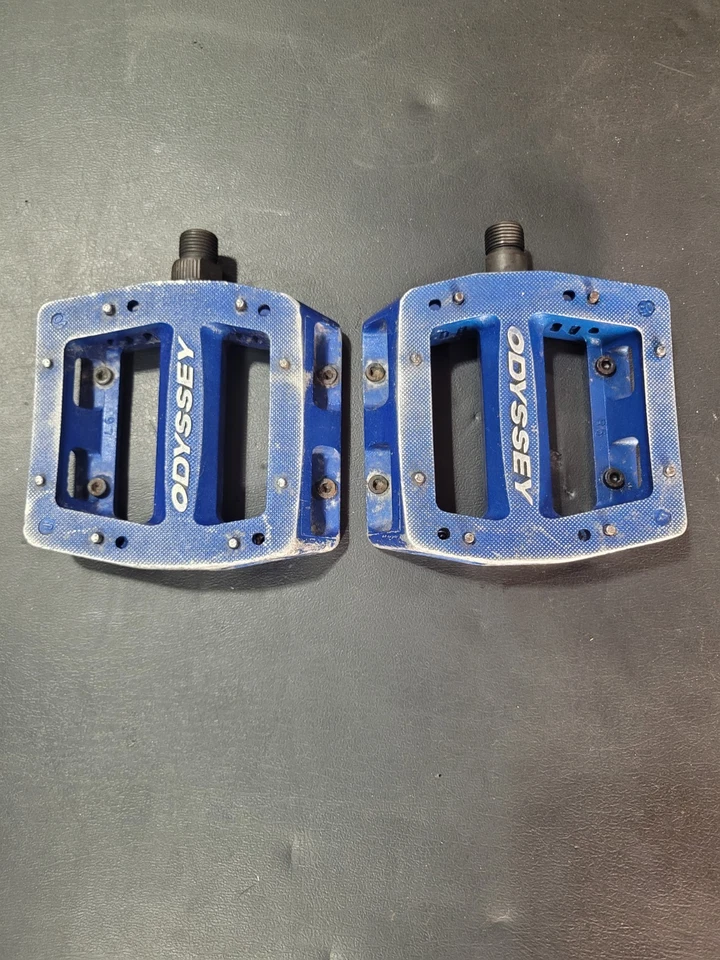 Pedales BMX Blue Odyssey Jim Cielencki Midschool Foto 4 de 4