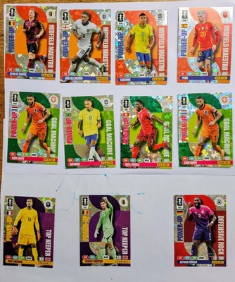 FIFA WORLD CUP 2026 adrenalyn XL official trading cards ; power up 10 Karten