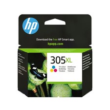 Genuine HP 305 XL Tri-Colour Ink Cartridge 3YM63AE