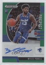 2020-21 Panini Prizm Draft Picks Prospect Green Myles Powell #PA-MY Auto 0ll9
