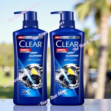 Clear Men Shampoo Anti-Dandruff Deep Cleanse 370ml pack of 2
