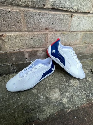 Motorsport Mens Shoes PUMA R-CAT MACHINA Trainers White BMW EU 40.5-48 UK 7-13 - Image 1 of 4