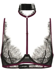 Maison Close Coup de Foudre Four Piece Lingerie Set NWOT 34D Bra Medium Panties