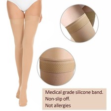 30-40mmHg Compression Stockings Medical Varicose Vein Relief Support Thigh High