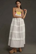 Farm Rio Anthropologie Fruits Richilieu Sleeveless Midi Dress Maxi L