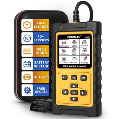 OBDMATE OM817 OBD2 Scanner for Porsche - Full System Diagnostic Tool