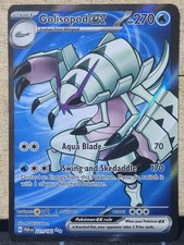 golisopod pokemon card value ex 050/182 - Paradox Rift - Double Rare Attack 3 Golisopod-GX | Burning Shadows |