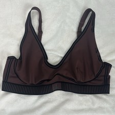 Alo Yoga Airlift Line Up Bra Brown Black Size XS Sold Out Limited Edition