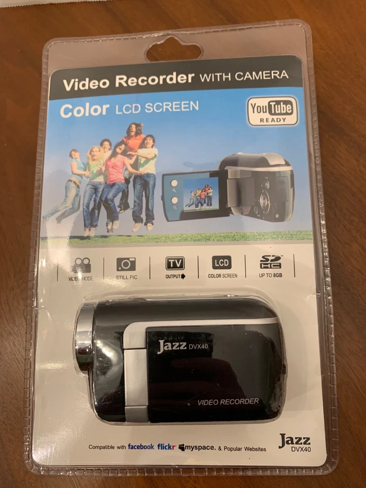 Jazz DVX40 Video Recorder with Camera Color LCD Screen Brand New Sealed - Image 2 of 4