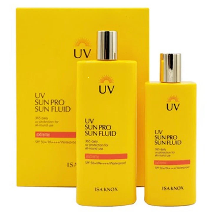 Isa Knox UV Sun Pro 365 Extreme Sun Fluid SPF50+ 100 ml+70 ml (3,38+2,36 oz)
