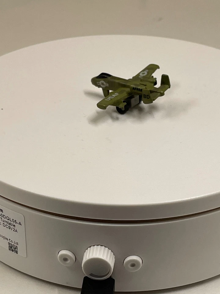 Vintage Micro Machines USAF Green Jet Aircraft #19 - A10 Thunderbolt Warthog Toy - Image 4 of 4