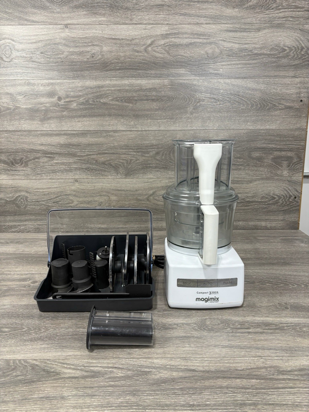 Magimix Compact 3200 XL Automatic Food Processor White Fully