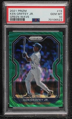 2021 Panini Prizm - Ken Griffey Jr #19 Green Wave Prizm for sale