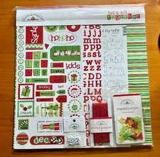2005 Doodlebug Designs inc Christmas Scrapbook Kit Cynthea Sandoval NEW/SEALED