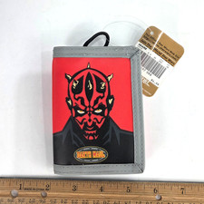 Cartera triple de colección 1999 Star Wars Episodio 1 Phantom Menace DARTH MAUL nueva con etiqueta