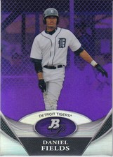 2011 Bowman Platinum Prospects Purple Daniel Fields BPP4 Detroit Tigers