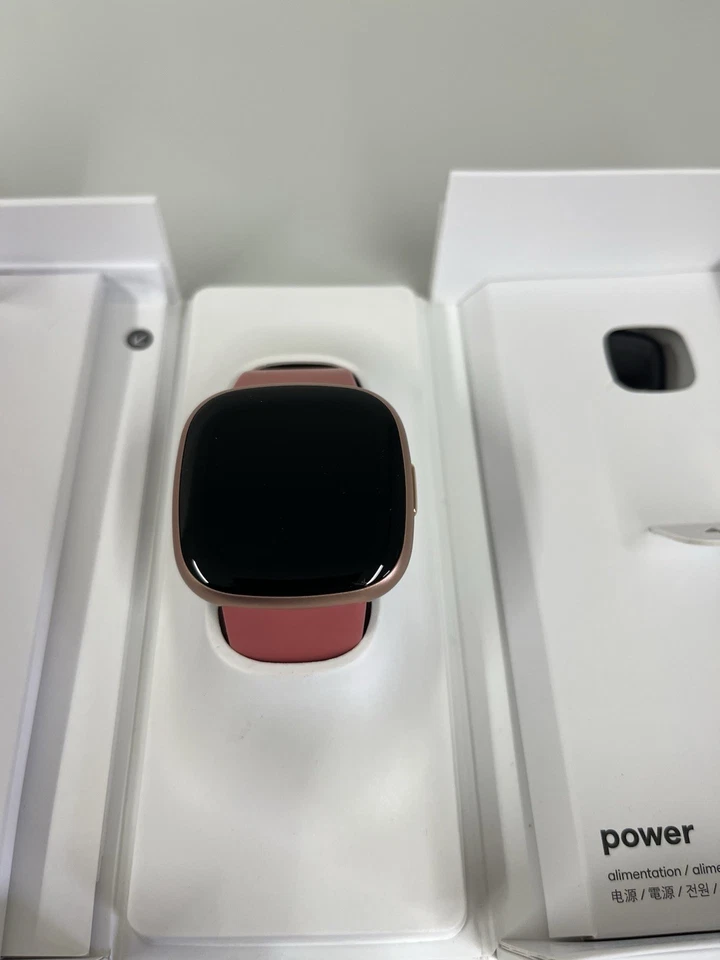 Google Fitbit Versa 4 Smartwatch Fitness-Tracker Android / iOS Sandrosa NEU&OVP - Bild 3 von 4