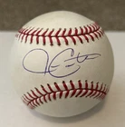 Jason Castro- Autographed OML BASEBALL Houston Astros, Twins w/COA PSA