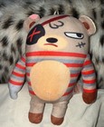 Fiesta Pirate Bear Plush Stuffed Animal Toy 8” Beige Striped Shirt NWOT — photo 1
