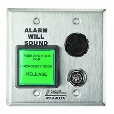 Alarm Controls De-1 Exit Station, Ss, 5 In. H, W/2 Keys