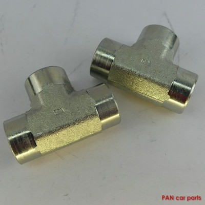 Hydraulik Fitting 2 Stück Female Pipe Tee AD4FPT
