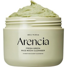 Arencia Korean Rice Mochi Face Cleanser Face Wash Gentle Scrub All in One for