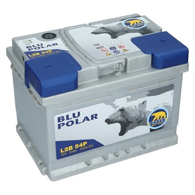Starterbatterie 12V 54Ah 540A/EN Bären Blu Polar Autobatterie Neu Wartungsfrei