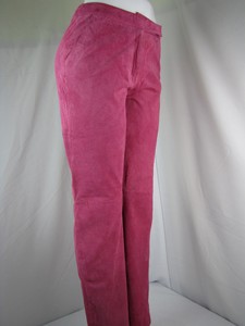 pink leather pants