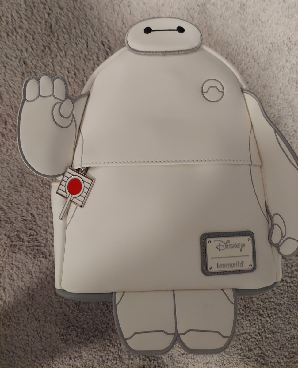 Loungefly Talking Glow In The Dark BayMax Backpack Loungefly Disney Glow in the Dark Talking Baymax Mini  main image 2