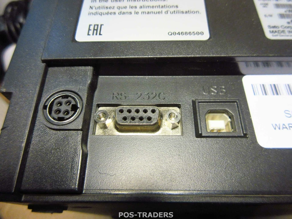 SATO CG408DT-RS Thermal DT/TT USB 105 mm Label Printer Drucker - 2.2 KM EXCL PSU - Bild 3 von 4