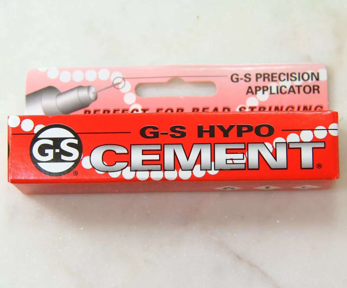 G-S Hypo Cement Glue, w/ Precision Applicator, 1 Tube (1/3 fl. oz. (9ml)