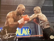 James Toney & Iran Barkley Signed Photo 14x11 - Fight Plaza Certified