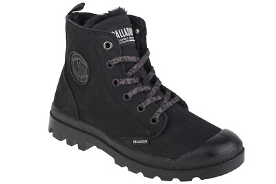 sneakers Femme, Palladium Pampa Hi Zip WL, Noir - Photo 1/4